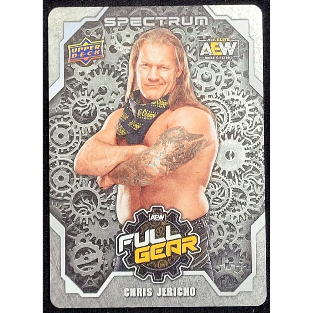 2021 UPPER DECK AEW SPECTRUM CHRIS JERICHO FULL GEAR ALL ELITE WRESTLING